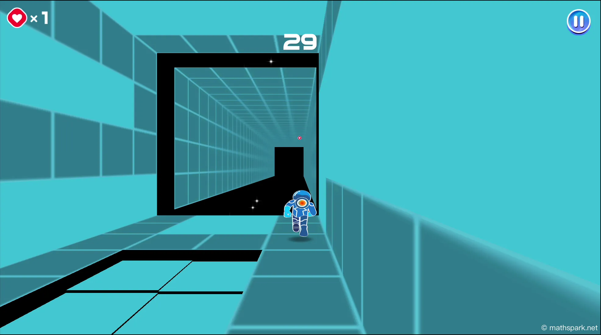 The unique tunnel rotation mechanic in Electron Dash, where the entire level rotates, allowing the player to run on the walls.