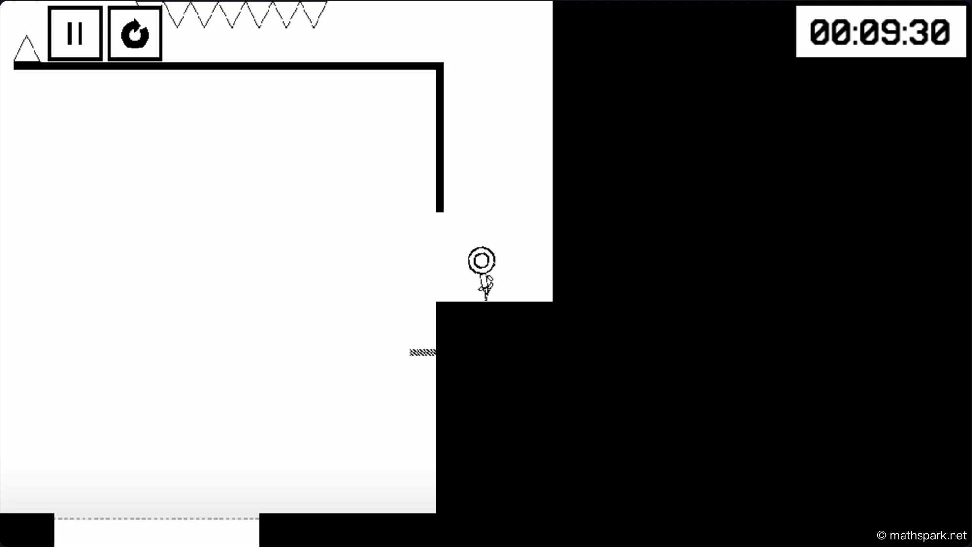 An advanced player seamlessly linking wall jumps, slides, and other parkour moves.