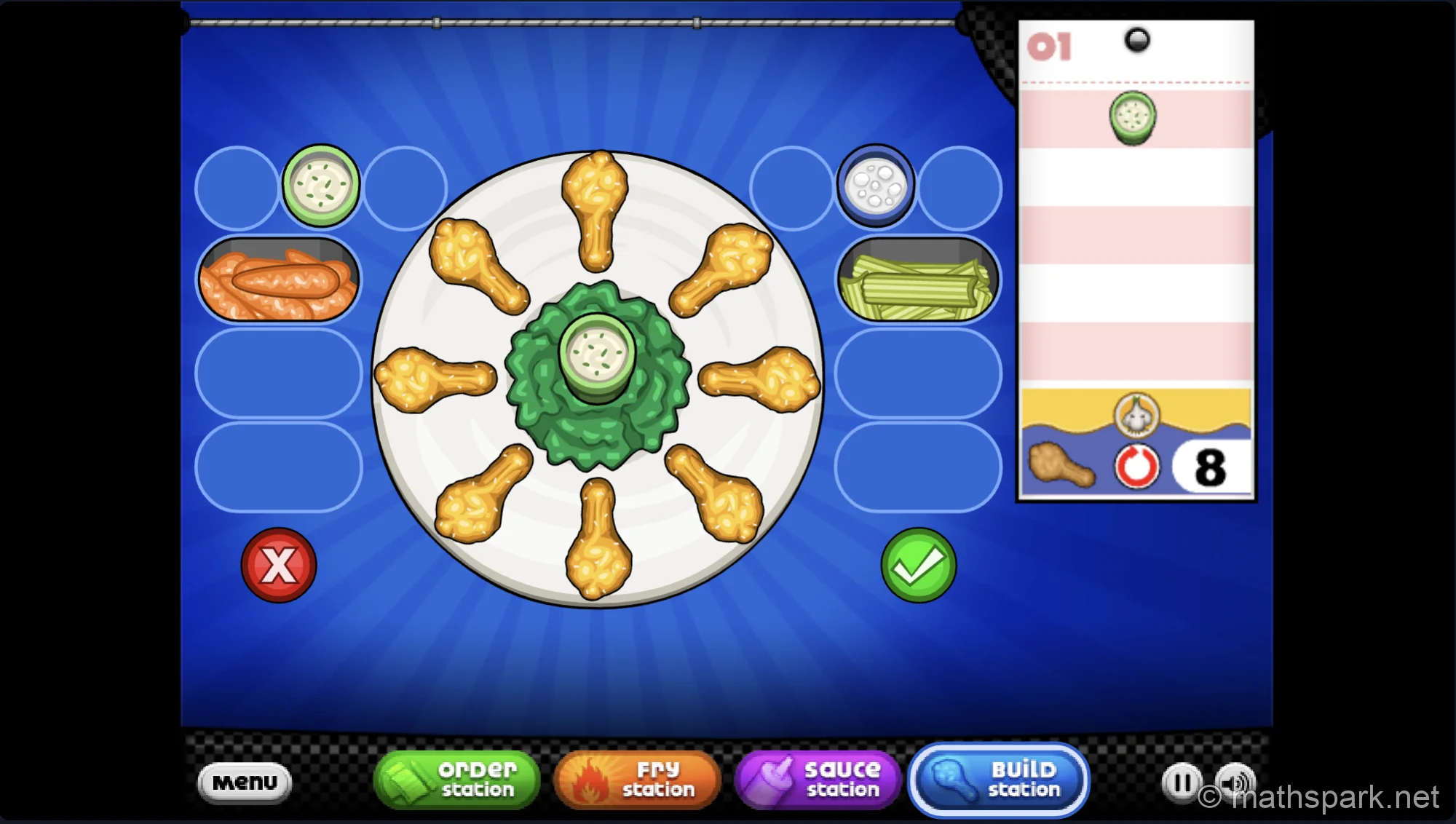 Perfect Wing Plating Example